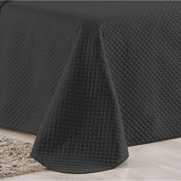 Imagem de Cobre Leito Queen Bouti Mavie Geométrico 180 Fios 3 Peças - Preto