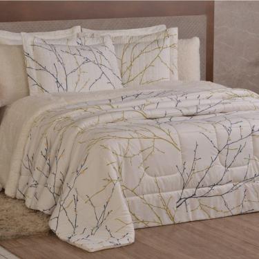 Imagem de Edredom Solteiro Coberdrom Top Line Estampado Hipercal/sherpa 2 Peças - Gallys