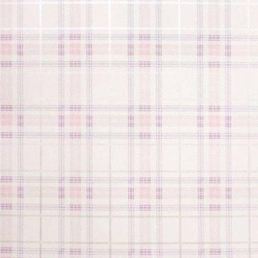 Imagem de Papel De Parede All Kids Xadrez Rosa H2910804 Rolo 10m X 0,53m