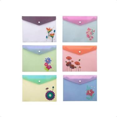 Imagem de Pasta A5 2418 cm Molin Flowers Select com Glitter Dourado