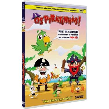 Imagem de DVD Os Piratinhas Para Crianças Aprenderem Inglês Original - Vinny Fil