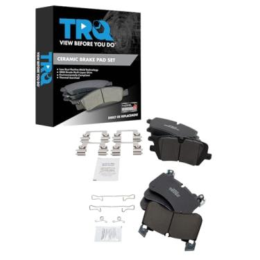 Imagem de TRQ Pastilhas de freio de cerâmica compatíveis com Land Rover Range Rover Sport 2018-2019
