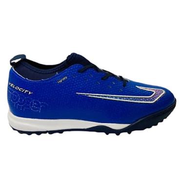 Imagem de Chuteira De Quadra Society Topper Velocity Td Iv- Azul-adult (41)