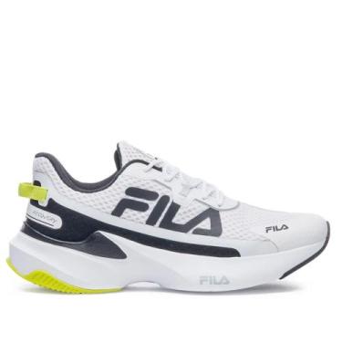 Imagem de Tênis Masculino Fila Recovery Branco/Preto, Branco, Preto, 38