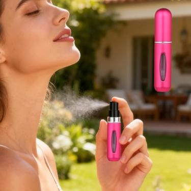 Imagem de Atomizador de perfume portátil recarregável de 4,8 g, mini frasco de spray de viagem, recipiente cosmético leve