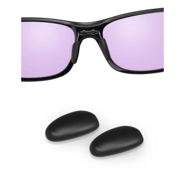 Imagem de Handwith 1 par de protetores de nariz de silicone macio para óculos de sol Maui Jim Big Wave/Red Sands/Bamboo Forest, push-in antiderrapante confortável ajuste óculos de nariz peça de nariz kit de