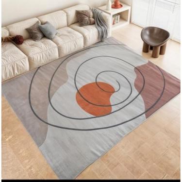 Imagem de Tapete Estampado Antiderrapante Belga 1,00m x 1,50m Macio Para Sala Quarto (Estampa 05)