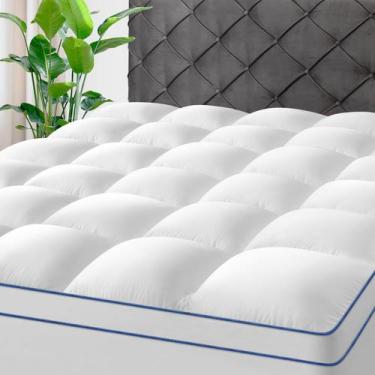 Imagem de Topper de colchão Kayfia Full Extra Thick 3D+7D Snow White