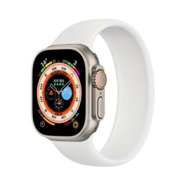 Imagem de Pulseira De Silicone Elástica Solo Loop Para Apple Watch 44mm 40mm 45m