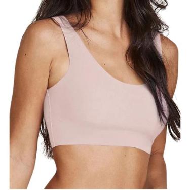 Imagem de Top Hope Invisivel Com Bojo Alças Fixas Corte a Laser Sem Costura Sust