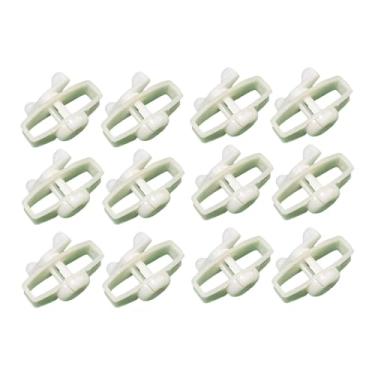 Imagem de IEUDNS Ferramenta de Reparo para Tensionador de Cerca Elétrica, Tensionador de Fio, Tensionadores de Fita para Pomares Agrícolas, Branco 12 Peças