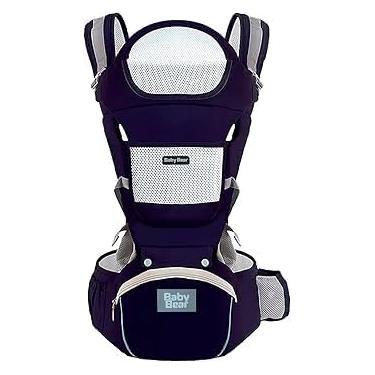 Imagem de Canguru Ergonômico de Bebê 3 em 1, Vermelho, Carregador Portátil