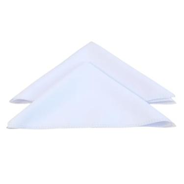 Imagem de Kit 6 Guardanapos de Tecido Oxford para Mesa Posta, Jantar, Casamento, Festa, Natal e Decoração - O Tamanho Ideal para a Família