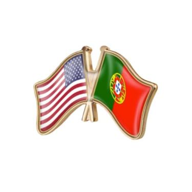 Imagem de EnigmaGlow Emblema de broche de pino único World Most Countries Estados Unidos América e outros países Cruz Amizade Emblema para homens e mulheres, 0.8x0.7inch（19x18mm）, Metal, resina