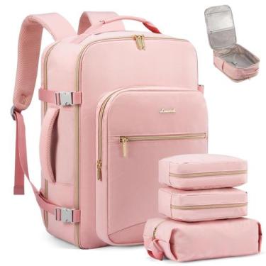 Imagem de Mochila de viagem LOVEVOOK Carry on 40L à prova d'água para laptop de 