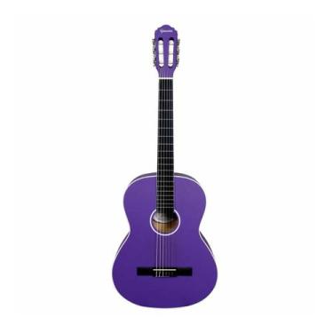Imagem de Violão acústico giannini nylon clássico start estudo n-14, ROXO SATINA