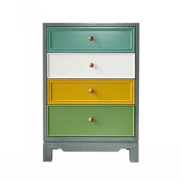 Imagem de Cômodas Cômoda colorida - de madeira Organizadores e armário armazenamento para corredor entrada ou sala estar(60 * 40 * 88cm)