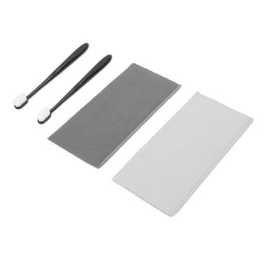 Imagem de Zerodis Pano de Polimento de Joias, Kit de Polimento e Roupas de Prata Pedras Preciosas Douradas Escovas Macias Limpador de Joias para Colares Pulseiras Relógios Anéis Brincos