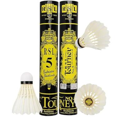 Imagem de RSL No.5 Tourney Badminton Peteca Birdy Pacote com 12 (velocidade-77)