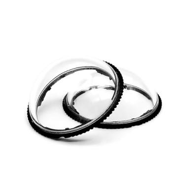 Imagem de Protetor de plástico protetor de lente de espelho para acessórios de câmera insta360 X4, 2 peças