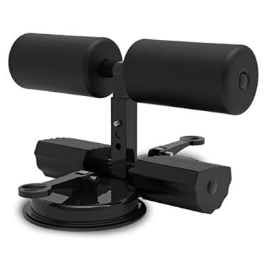 Imagem de Equipamento de Treinamento Muscular para Abdominais Portátil com Ventosas Treinador Flexões 3 Alturas Ajustáveis