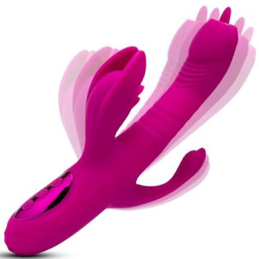 Imagem de Lireva Vibradoresl Femininos 5 em 1, Vibrador Sugador de Clitóris com 10 Modes de Vibração e Extensível