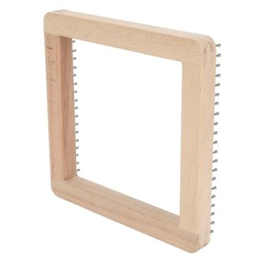 Imagem de Generic Tear de tricô de Madeira Profissional Feito à Mão DIY Placa de tricô para Cachecol Xale Chapéu para Crianças Adultos Madeira de Faia Ensino de Aço Inoxidável (de faia, aço inoxidável 2)