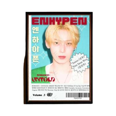 Imagem de Pôster De Arte De Parede Multiuso Da Banda Kpop E-E-ENHYPEN Para Sala 