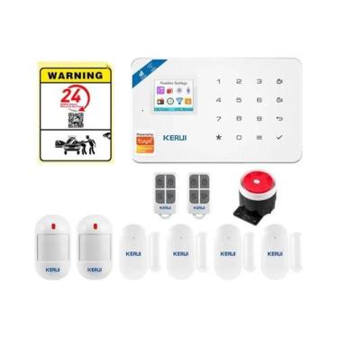 Imagem de Sistema De Alarme WIFI GSM KERUI W181 Detector De Movimento Inteligent