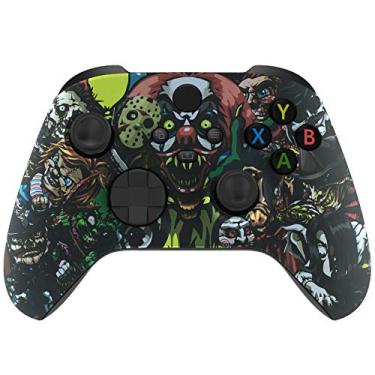 Imagem de eXtremeRate Custom Shell for Xbox Series X & S Controller, Scary Party Replacement Cover Front Housing Cover for Xbox Core Controller Wireless [Control NOT Included]
