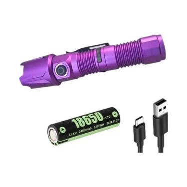 Imagem de Lanterna UV Recarregável USB-C De 30W 395nm, Luz Negra Poderosa Para D