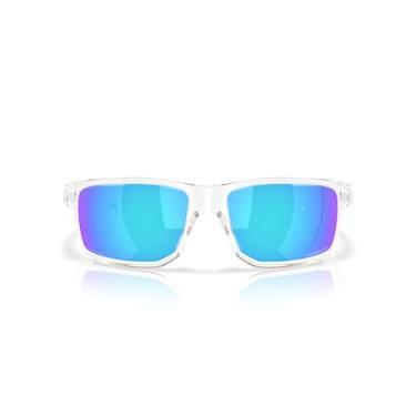 Imagem de Óculos de Sol Oakley Polarizado Gibston Xl 0OO9470 947005 Tam 62 / Transparente - Lentes Prizm Sapphire Polar