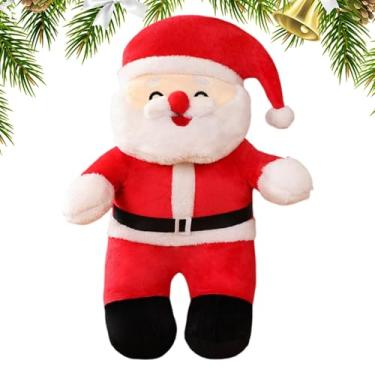 Imagem de Pelúcias de Natal, Papai Noel Musical, Almofadas de pelúcia de Natal para crianças, Travesseiro macio decorativo de Papai Noel de 20 polegadas, brinquedo de pelúcia musical para decoração de quarto, a