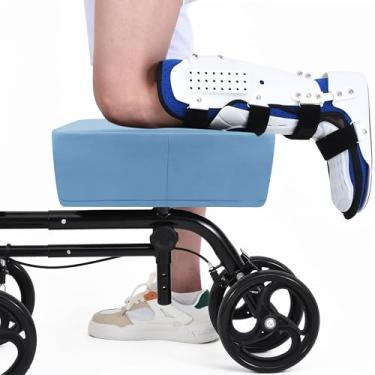Imagem de SPRING SEAON Capa de almofada de scooter de joelho para adultos confortável almofada de tecido legal para scooters de joelho acessórios para alívio da dor adequada para deslizamento de verão