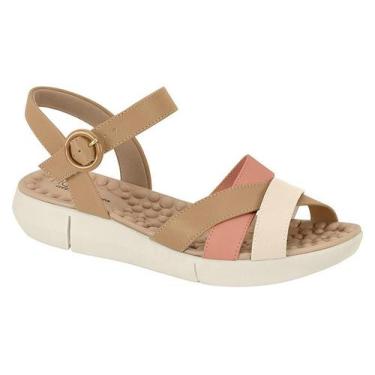 Imagem de Sandália Feminina Modare Ortopédica Anabela Fivela UltraConforto Fasci