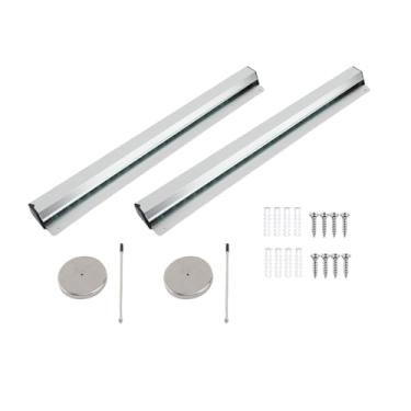 Imagem de Generic Suporte de Ingressos para Restaurante, Suporte de Alumínio Resistente para Pedidos, para Cozinha, 2 Pacotes, para Hotel, Prata