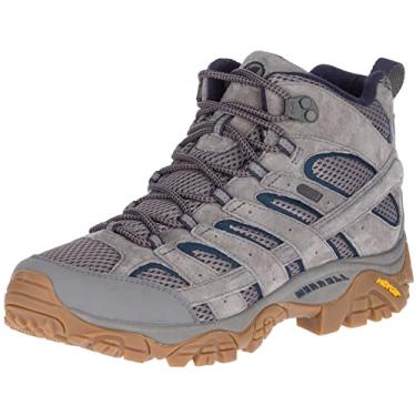 Imagem de Merrell Bota masculina Moab 2 Mid impermeável para caminhada, Carvão, 44