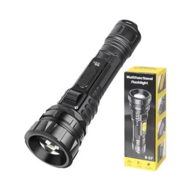 Imagem de Lanterna De Camping LED Recarregável À Prova d'Água Com Zoom USB, Luz 