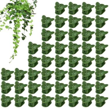 Imagem de Clipes De Suporte Para Plantas | 50 Peças Em Formato De Borboleta Para Orquídeas | Suporte Reutilizável para Treliça com Grampo para Caules, Flores e Trepadeiras em Estufas ou Jardins Interior e