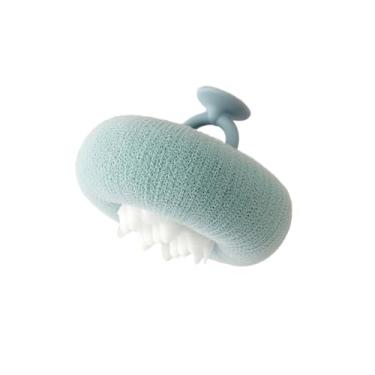 Imagem de Esponjas de banho esfoliantes com ventosa de girassol 2 em 1 para mulheres e homens