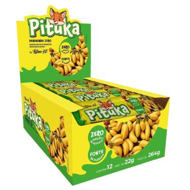 Imagem de Pituka Bananinha Cremosa Zero Açúcar Latam Fit Lanchinho-Unissex