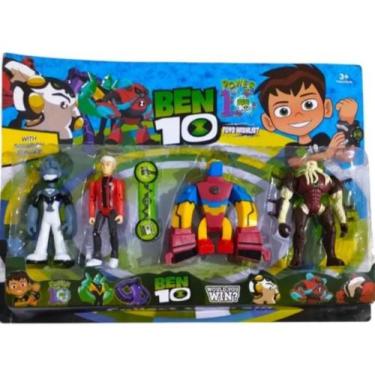 Imagem de Kit Bonecos Ben 10 Power Coleção Infantil Brinquedo