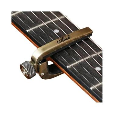 Imagem de Capotraste Ajustável Alice Em Metal Para Guitarra Elétrica, Acústica, 