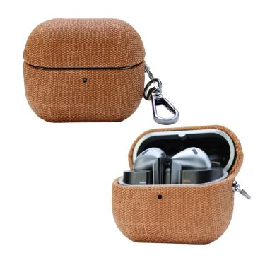 Imagem de Capa Protetora Luxe Nerdcase para Samsung Galaxy Buds 3, Buds Pro 3, Buds3 FE, Caramelo