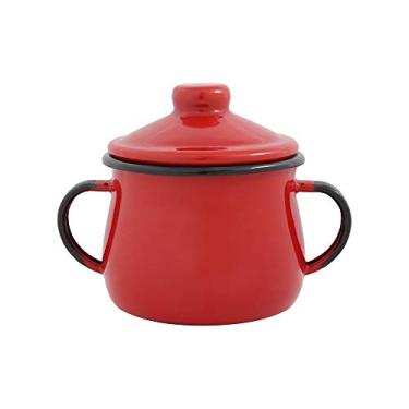 Imagem de Açucareiro 08 Esmaltado Vermelho 380 ml - Linha Ewel