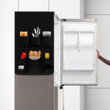 Imagem de MABCIRY Organizador de mini geladeira, organizador de armazenamento de geladeira fácil de armazenar com 11 compartimentos, organizador de organizador de geladeira à prova d'água, organizador de