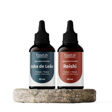 Imagem de Kit Extrato Líquido Juba de Leão + Reishi 60 ml | Fungi Life-Unissex