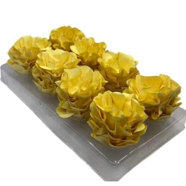 Imagem de Kit Forminhas para Doces Finos Formato Flor Para Festa 40/80/120 Aniversário Batizado Casamento para Festas, Aniversário, Casamento, Batizado e Celebrações(VANILLA,KIT 120 FORMINHAS)