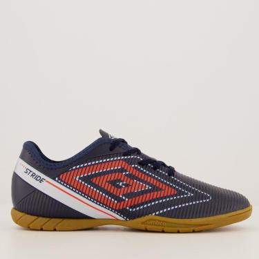 Imagem de Chuteira Umbro Stride Futsal Marinho e Azul-Masculino