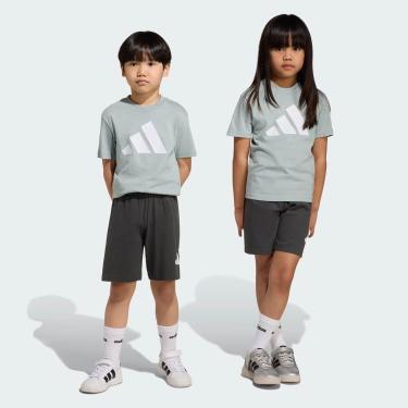 Imagem de Conjunto Adidas Big Logo T Set 160 Infantil-Feminino